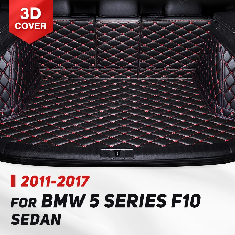 

Коврик для багажника с полным покрытием для BMW 5 серии Sedan F10 2011-2017 16 15 14 13 12, защитная накладка на багажник автомобиля, аксессуары для защиты интерьера