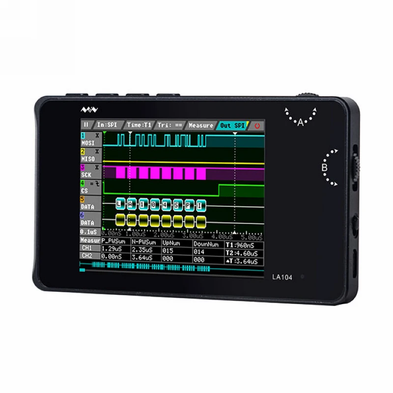 

LA104 Logic Analyzer Four-channel Debugging Assistant Sampling 100mhz Protocol Analysis