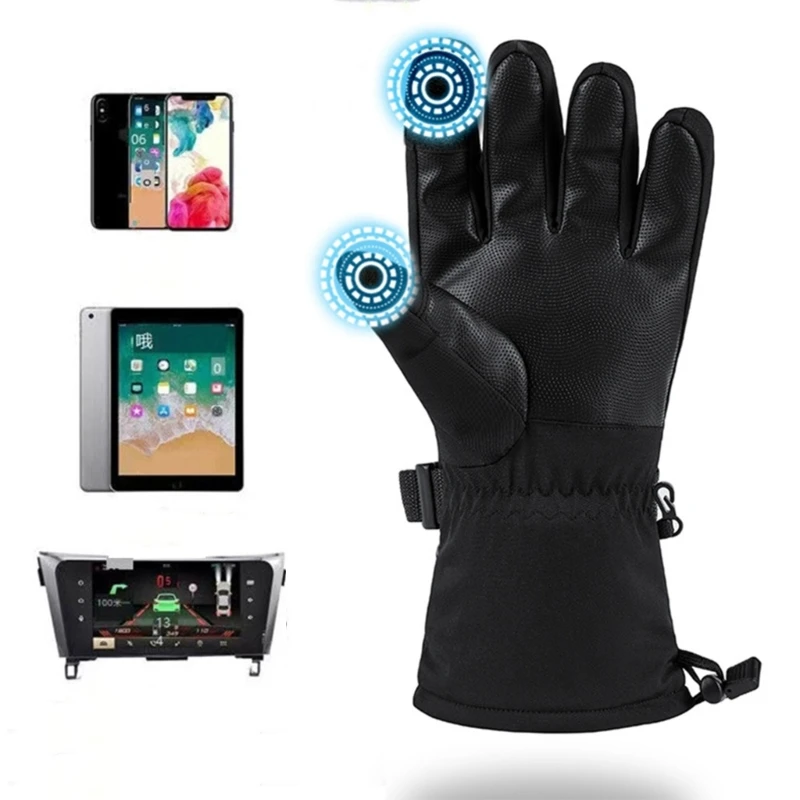 

Touchscreen Cycling Gloves Heated Gloves Electric Thermal Gloves Men Anti-Slip