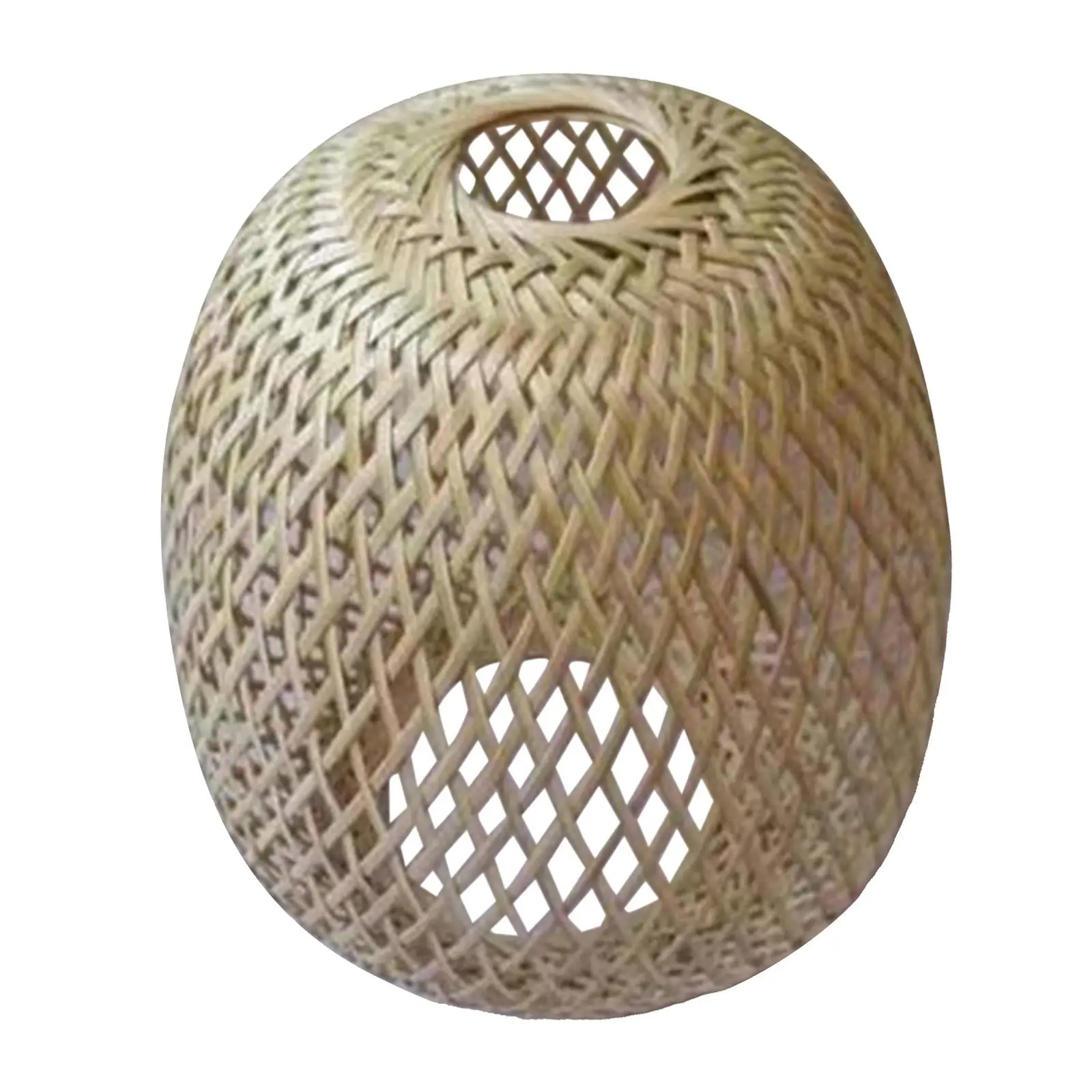 

Classic Handwoven Bamboo Lamp Shade Pendant Light Cover for Office Teahouse