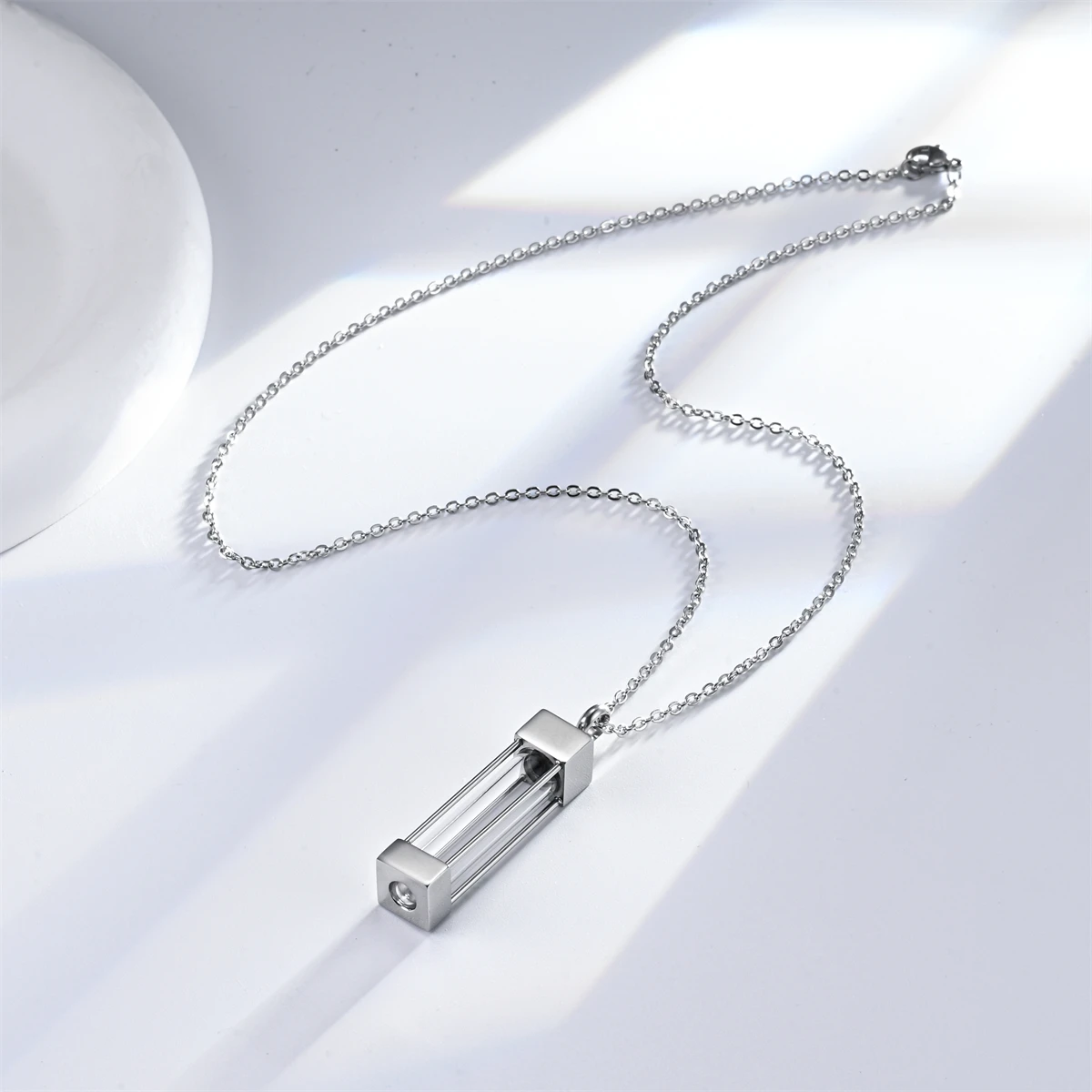 Стеклянные песочные часы для кремации ювелирные изделия золы урны ожерелье