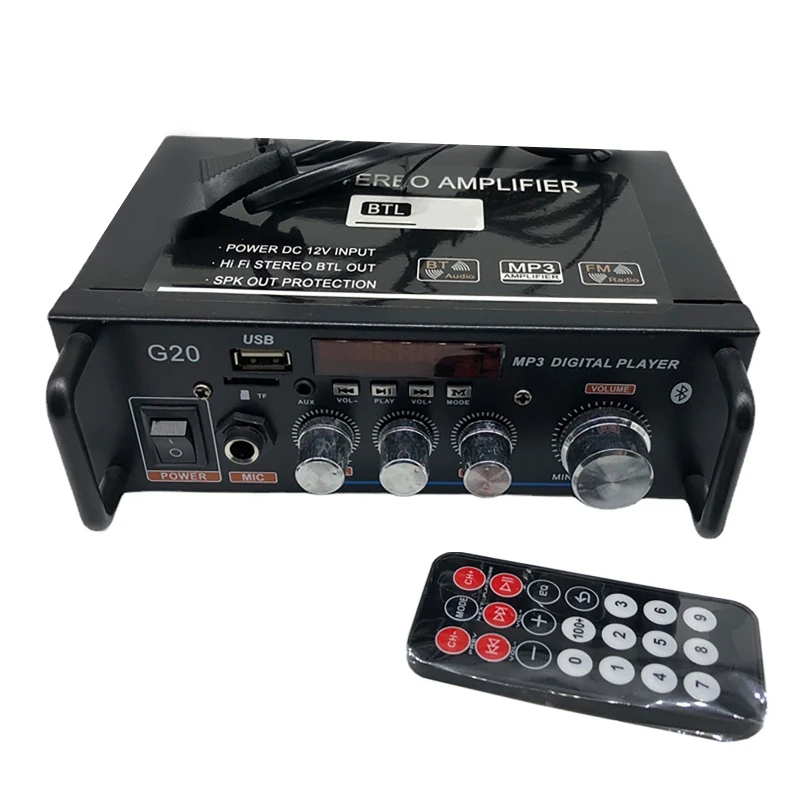 Домашние усилители 600 Вт HiFi Bluetooth сабвуфер