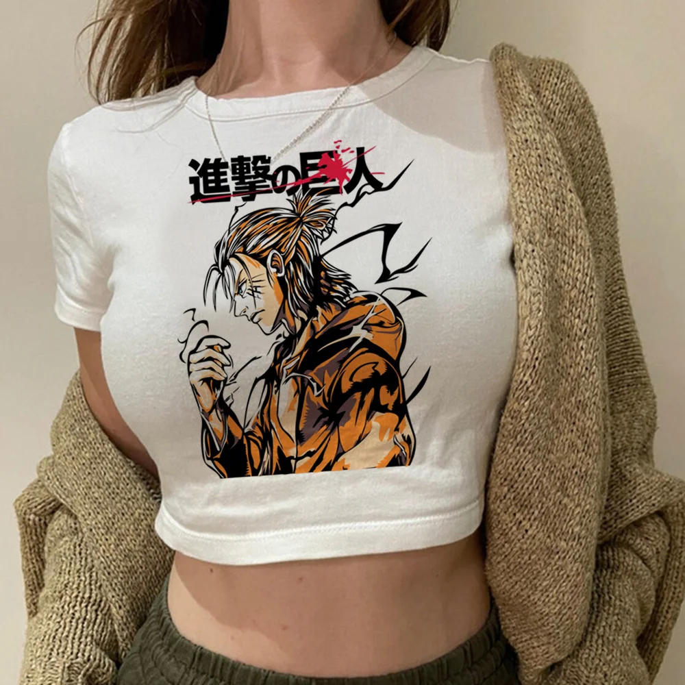 

attack on titan streetwear goth aesthetic crop top girl fairy grunge korean fashion trashy Harajuku t-shirts tee