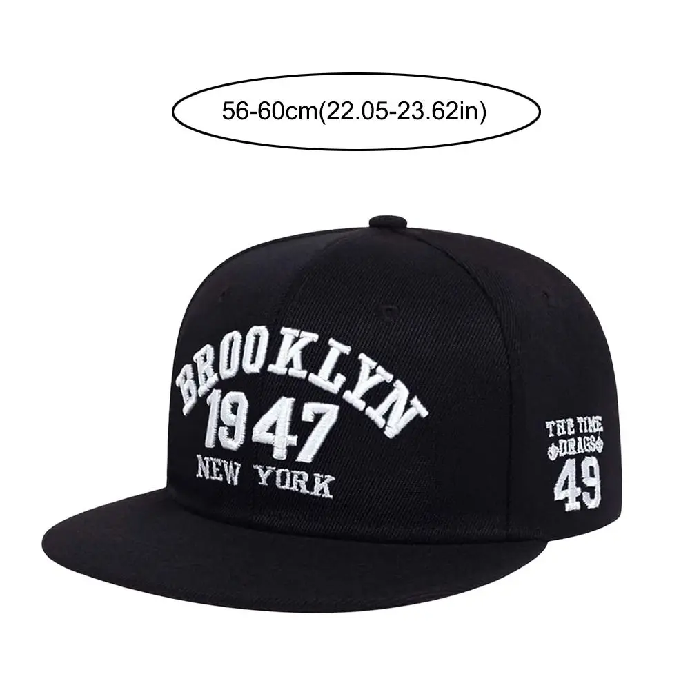 Бейсболка-снепбэк Brooklyn 1947 New York с вышивкой, хлопковая, в стиле хип-хоп, регулируемая, для уличной моды, солнцезащитная (art.: 3920dab51eda5) - 3920dab51eda5