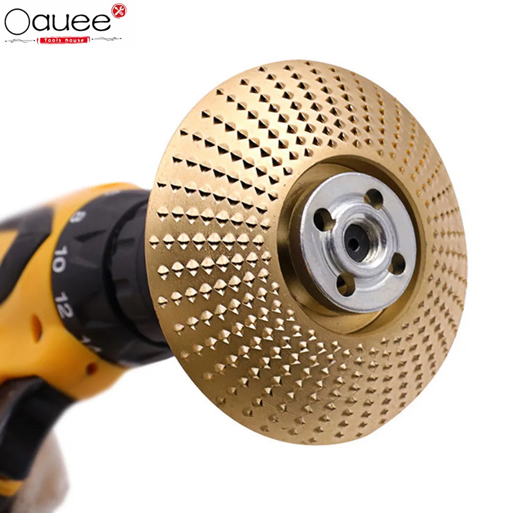 

16mm Bore Round Wood Angle Grinding Wheel Abrasive Disc Angle Grinder Carbide Coating Shaping Sanding Wood Carving Rotary Tool