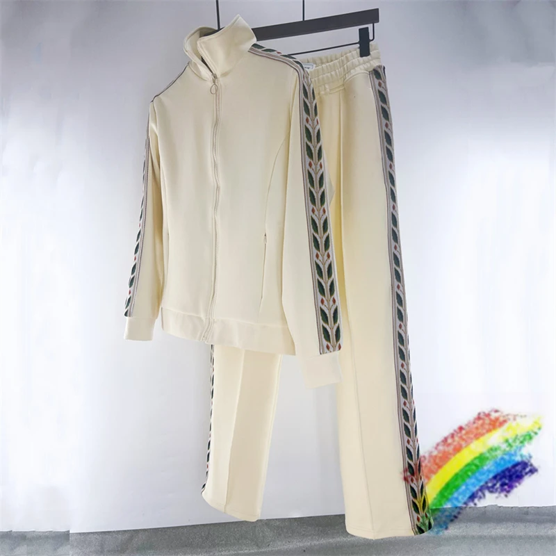 

Куртка женская/мужская с вышитыми лентами, пальто в стиле оверсайз, повседневный кардиган на молнии, 1:1