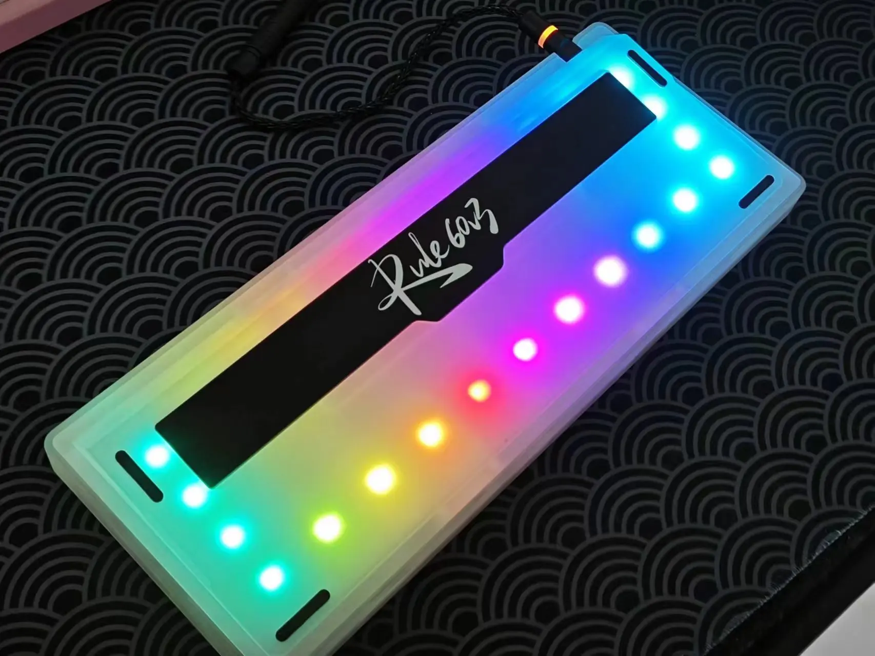 Keebox Rule60 V3 HHKB WKL WK Макет Проводной режим Трехрежимный акриловый шар с ЧПУ Структура