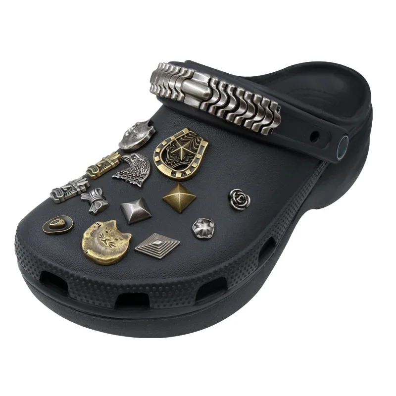 Металлические съёмные украшения для обуви в виде сосулек ассортименте