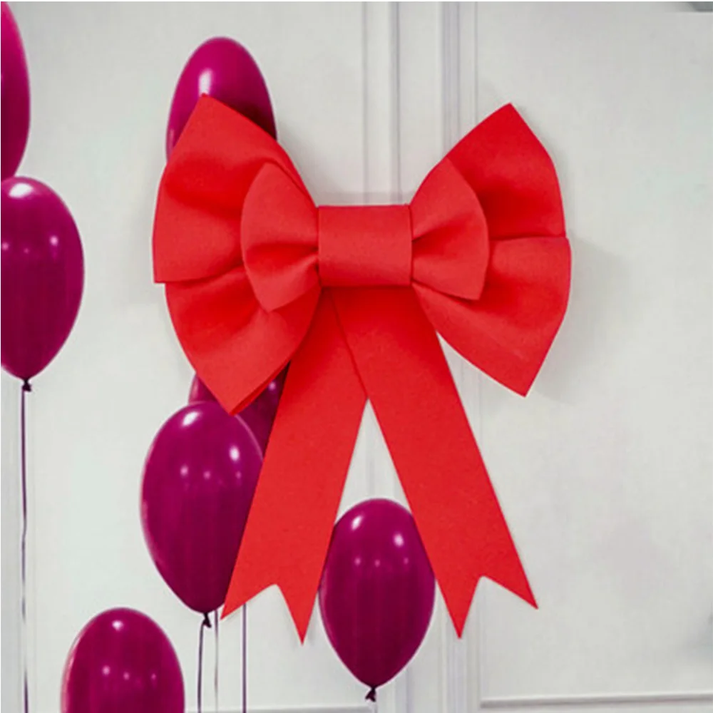 Рождественское украшение большой лук из ЭВА витрина магазина свадебная АРКА