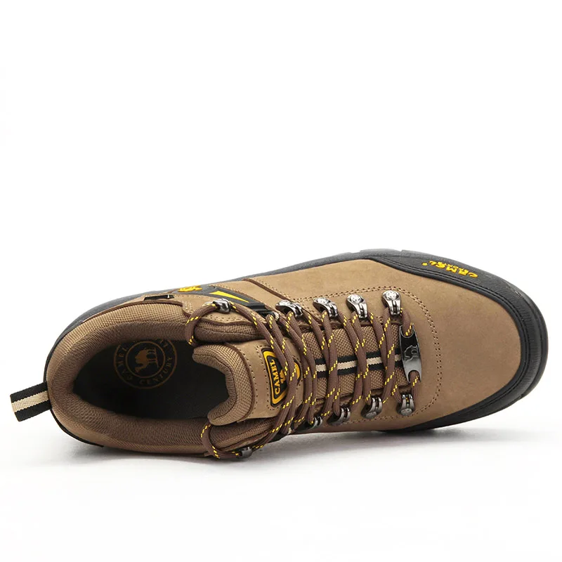 Golden Camel Leather Men's Shoes Outdoor Hiking Shoes for Men Breathable Sports Trekking Shoes Male Sneakers for Men Waterproof