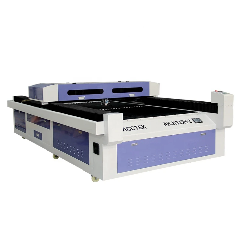 

AKJ1325H-2 laser engraver Co2 laser metal cutting machine with double head for metal and non metal