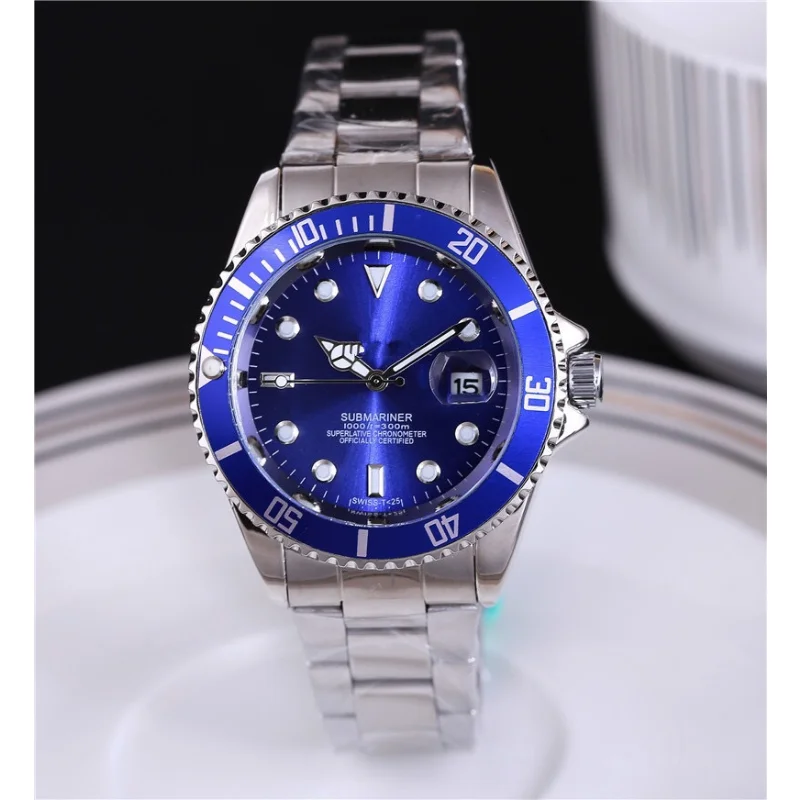 Men's Quartz WristWatch Stainless Steel Band Fashion Waterproof Personality Calendar Quartz Watches for Men's Mechanical Watches