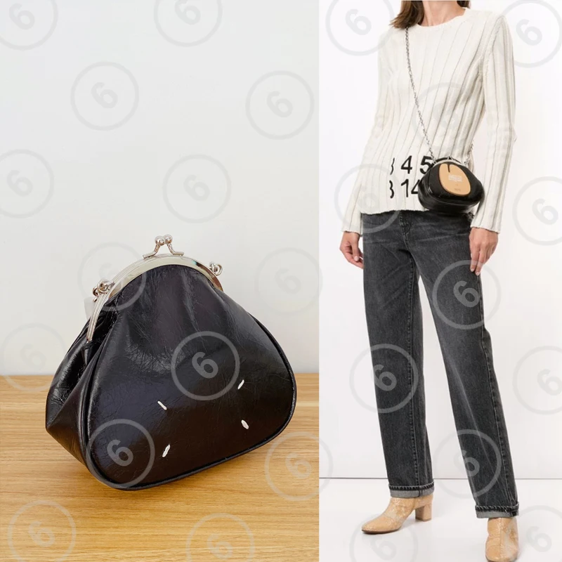 

103952 модная классическая модная роскошная дизайнерская Золотая сумка с ремешком на носок и застежкой в виде свиньи, копыта, сумка-мессенджер...