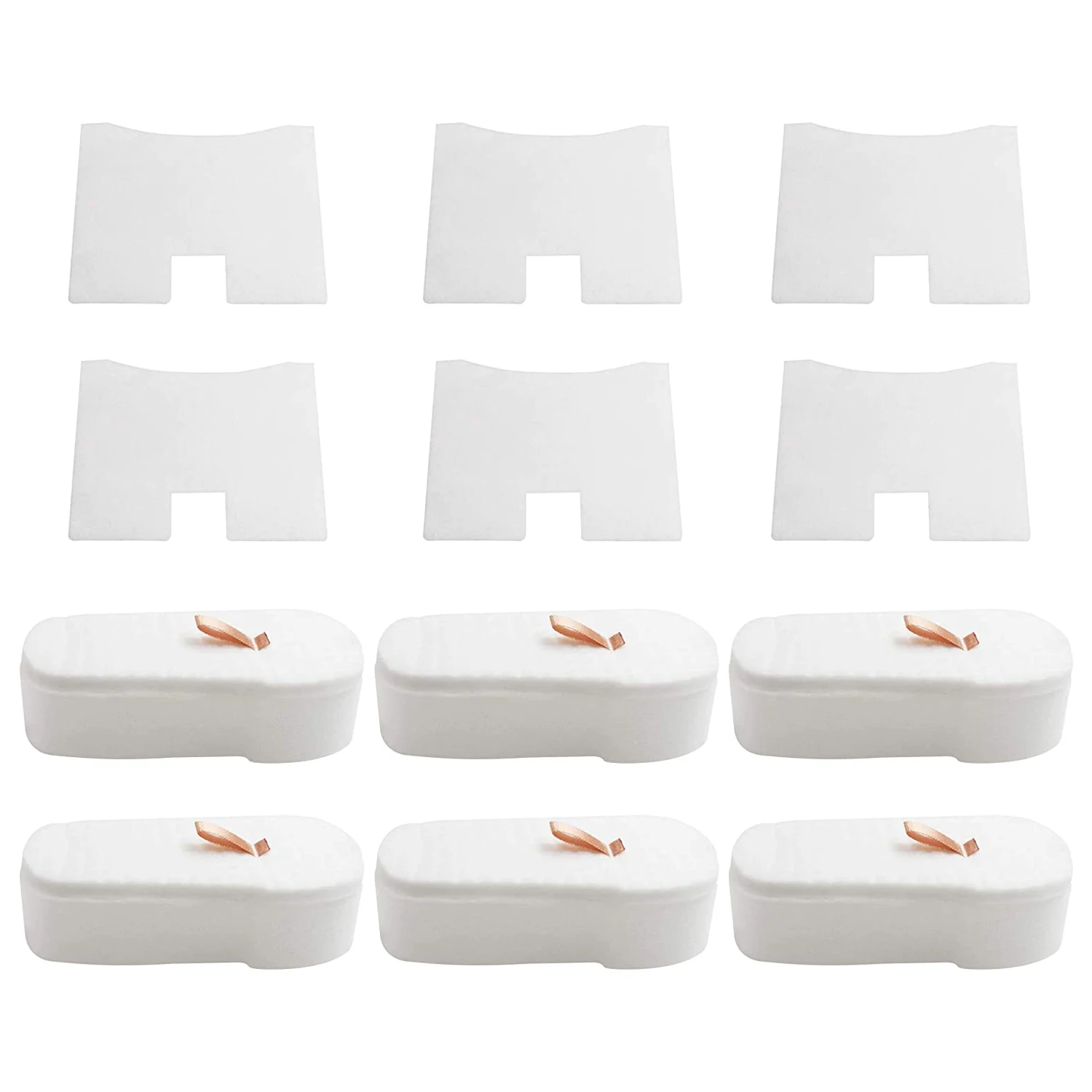 

Vacuum Filter Kit 6 HEPA Filter & 6 Foam and Felt Filter Compatible for Shark Vacuum Model HZ2000, HZ2002, HZ251