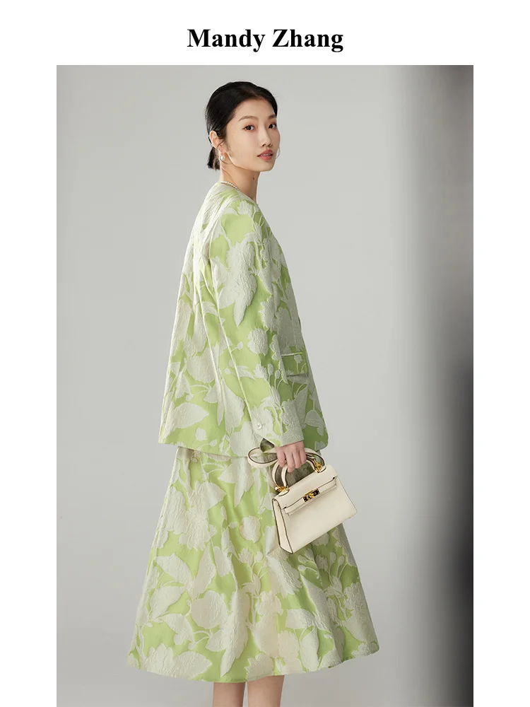 Рисунок 5 - Тяжелый жаккардовый Блейзер Хепберн без воротника