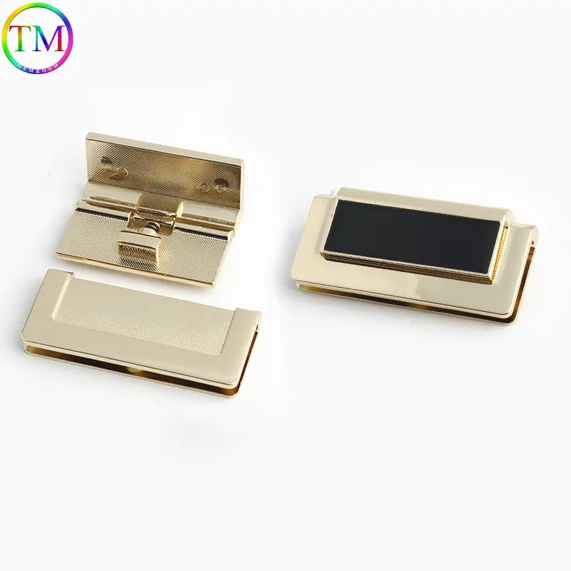 Gold Silver Fashion Cute Metal Clasp Turn Lock Closure Press Push Clasp Twist Bag Lock For Leather Handbag Purse Accessories