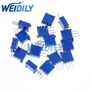 10 шт., 3296 Вт, 1 кОм, 102 потенциометр, высокоточные 3296 переменные резисторы, оптовая продажа, электроника