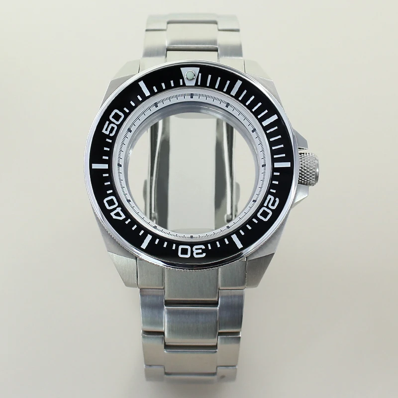 Фото Корпус для часов Seiko Mod Samurai King, 43 мм, 20ATM, для дайвинга, подходит для механизмов NH34, NH35, NH36, NH38, NH70, NH72, из нержавеющей стали. №4