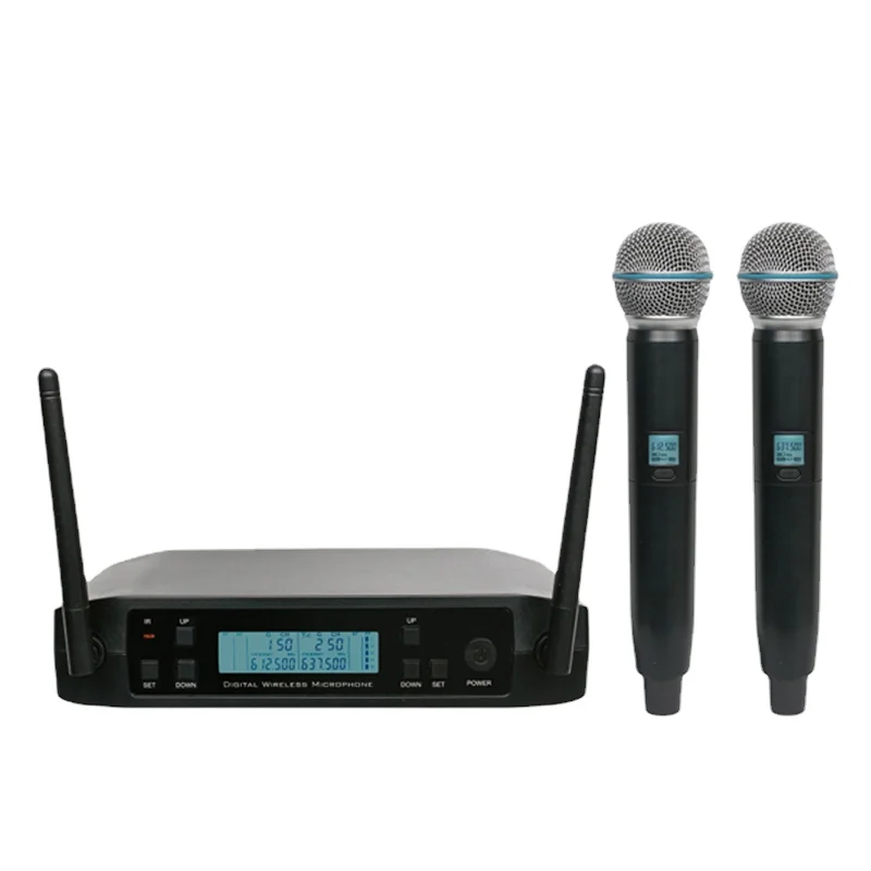 

Professional UHF Wireless Microphone Aux Audio Device