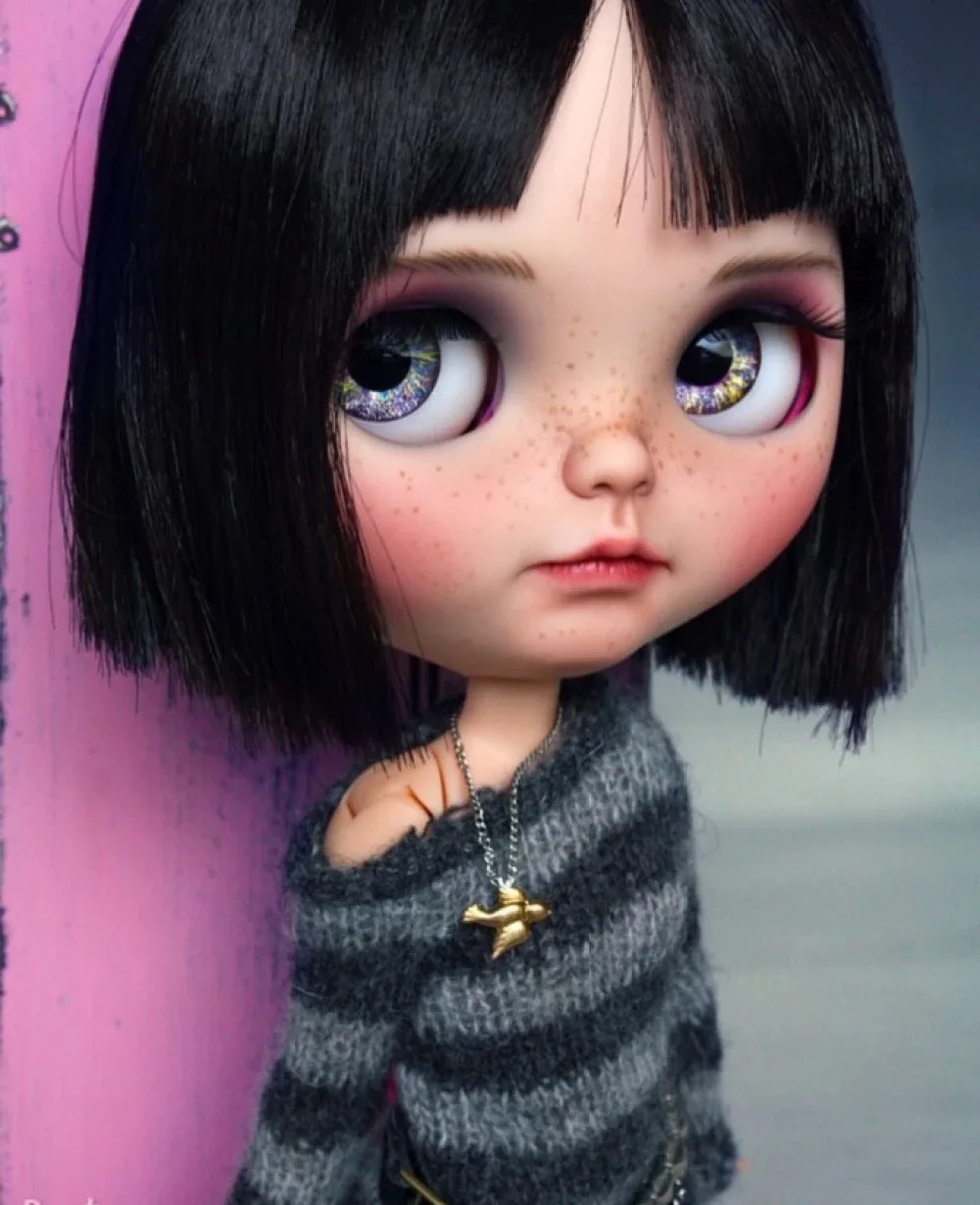 

Кукла blyth шарнирная с белой кожей, ягоды и глаз, 1/6