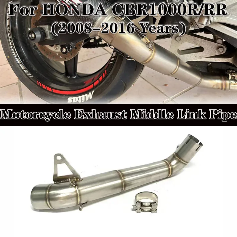 Для HONDA CBR1000RR CBR 1000R 2008 2009 2010 2011 2012 2013 2014 2015 2016 мотоцикл 60 мм выхлоп Средний