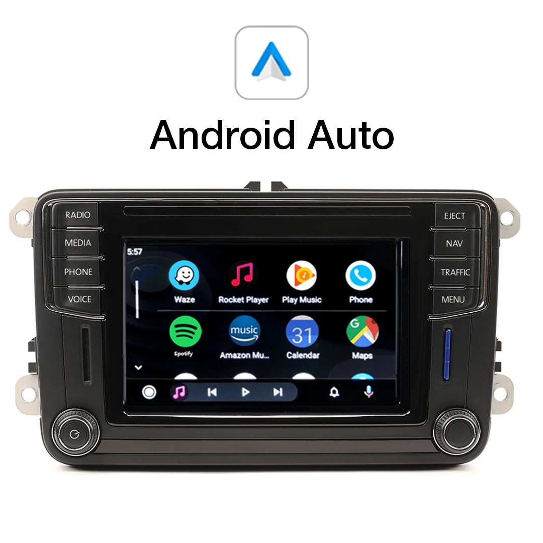 Автомобиль MIB Radio 5C0035682G Carplay Android Auto 6.5 &quot сенсорный экран головное устройство с CD SD
