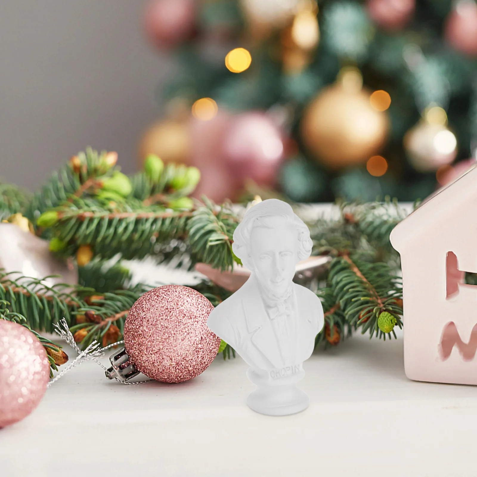 Мини-украшения скульптура музыканта смола маленький бюст статуи европейский