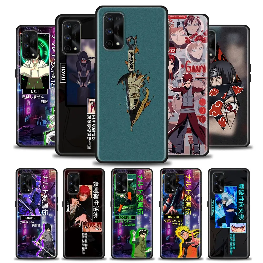 

Anime Naruto Itachi Hinata Sasuke Silicone Phone Case For Oppo Realme 5 5i 5s 6i 6 7 7i 8 8i 9 9i 5g Pro XT Black Soft TPU Cover