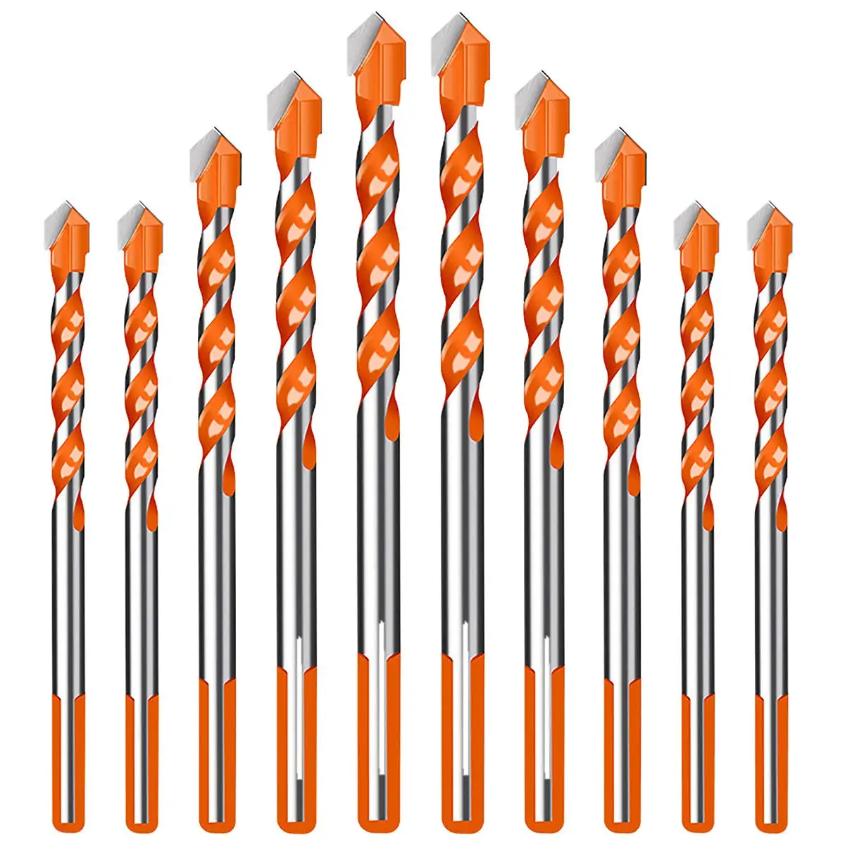 

10 шт., набор сверл для бетона, для бетона