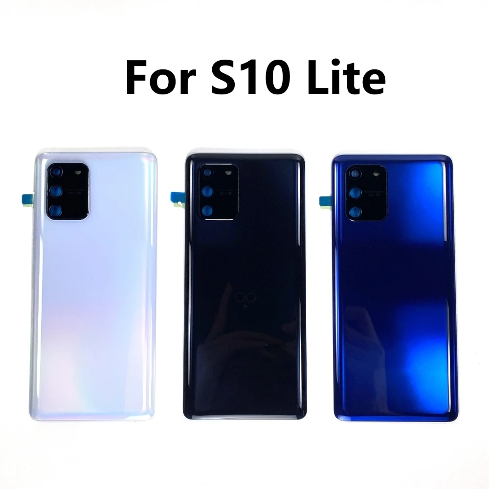 

For SAMSUNG Galaxy S10 Lite SM-G770F/DS SM-G770F Back Cover Battery Door Rear Plastic Case Housing Shell Camera Lens Replacement