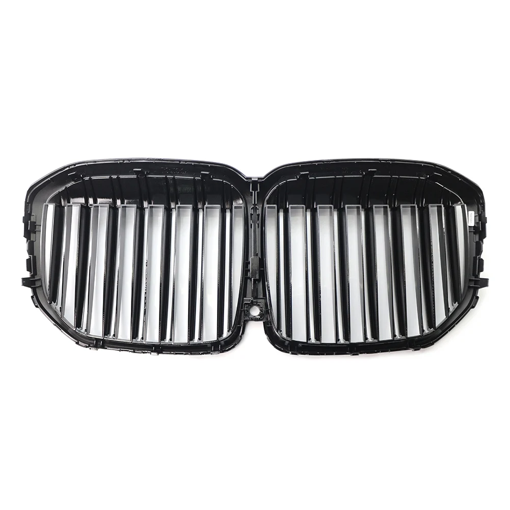 Глянцевый черный автомобильный передний бампер сменная решетка для почек
