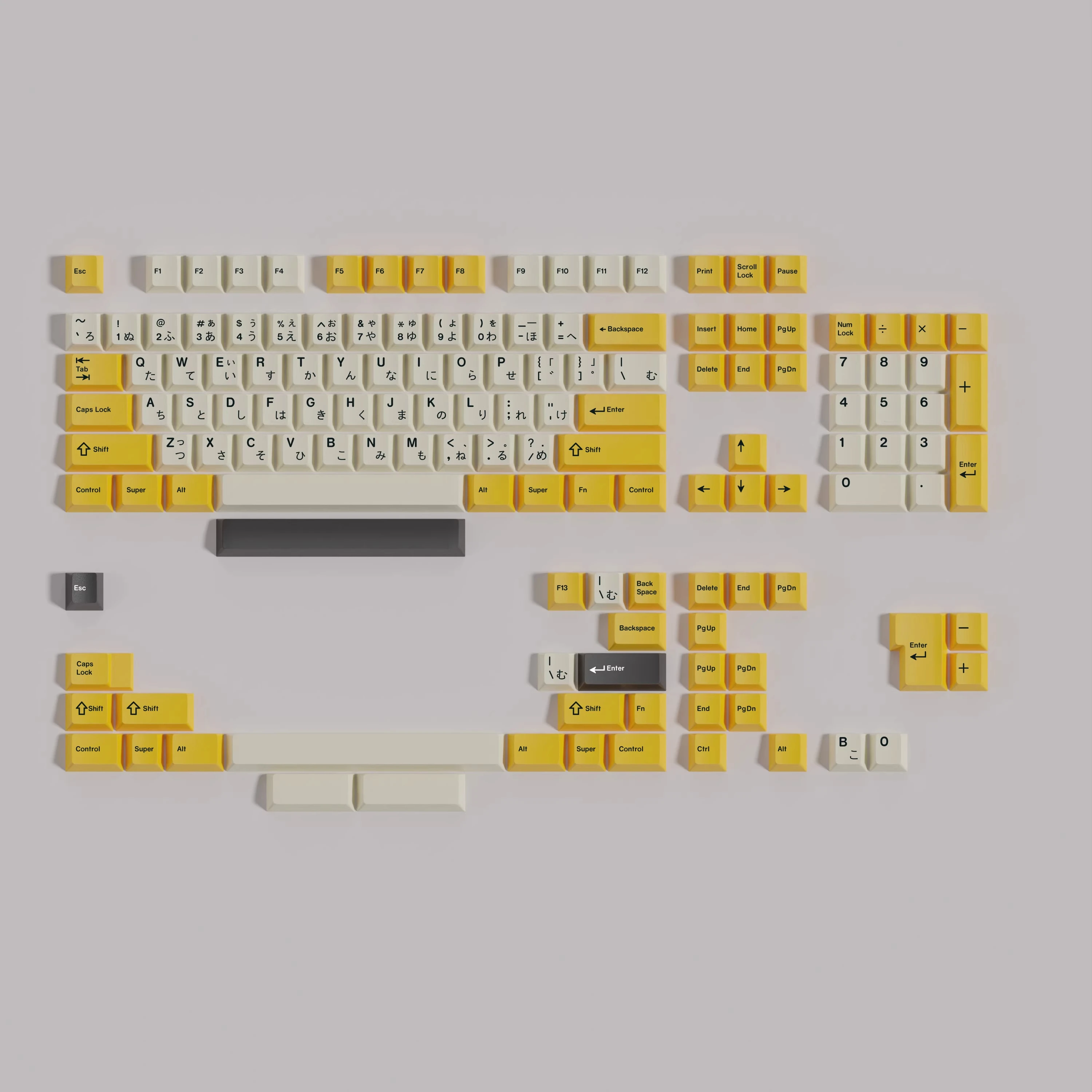 Фото Колпачки для клавиш GMK Serika, 164 клавиши, материал PBT, вишневый профиль, DYE-SUB для MX Switch 61/64/68/75/84/87/98/104, игровая механическая клавиатура №4