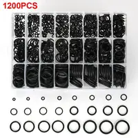 1200Pcs 24Sizes Universal Car Air Conditioning HNBR O Rings Auto Repair Tools Compressor Rubber Rings Sealant Car Accessories