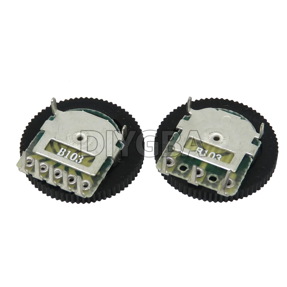 10 шт. 3-контактный 5-контактный двойной потенциометр B102 B103 B203 B503 B1K B10K B20K B50K 16*2 мм