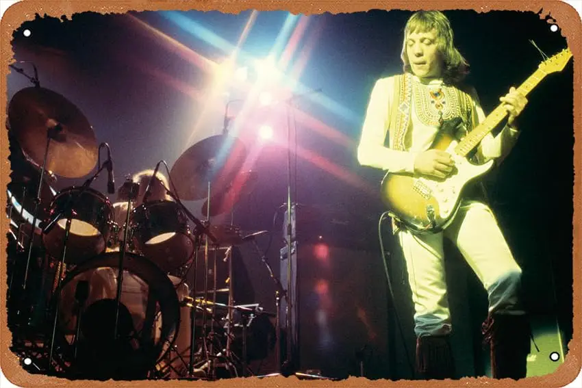 Robin Trower Music Ретро жестяной знак Прочный Настенный декор металлический для дома