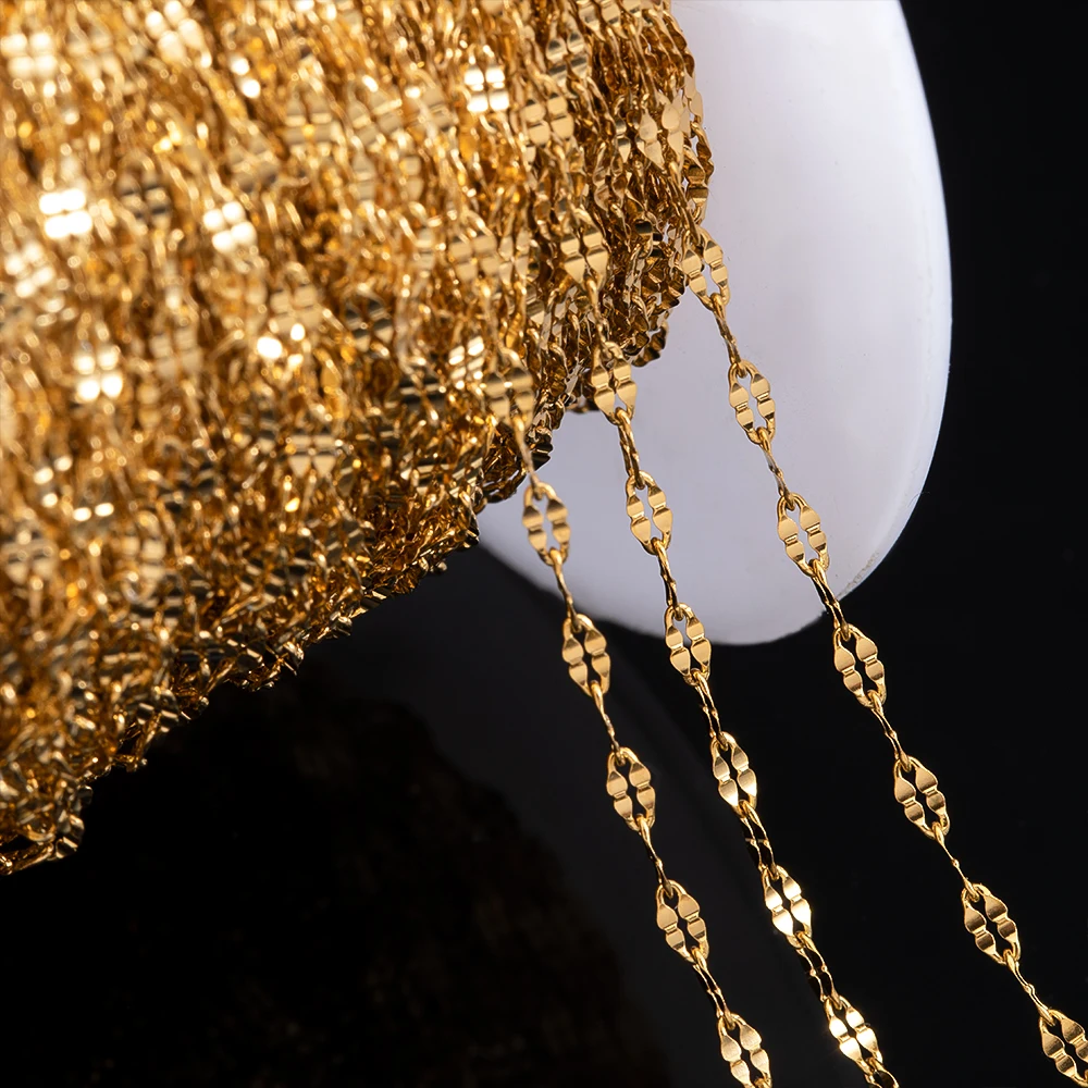 Металлическая цепочка на губы, 2 метра, из нержавеющей стали | AliExpress