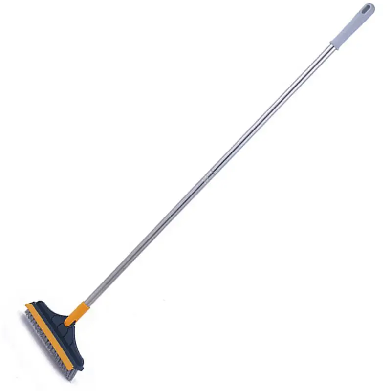 

Floor Scrub Brush Floor Brush Scrubber With Long Handle 120 Degree Rotating Brush Head For Crevice Toilet Tile Cleaning