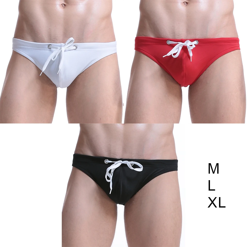 

Men s Swim Briefs Adjustable Swimwear Boys Swimsuit Sportswear Underwear