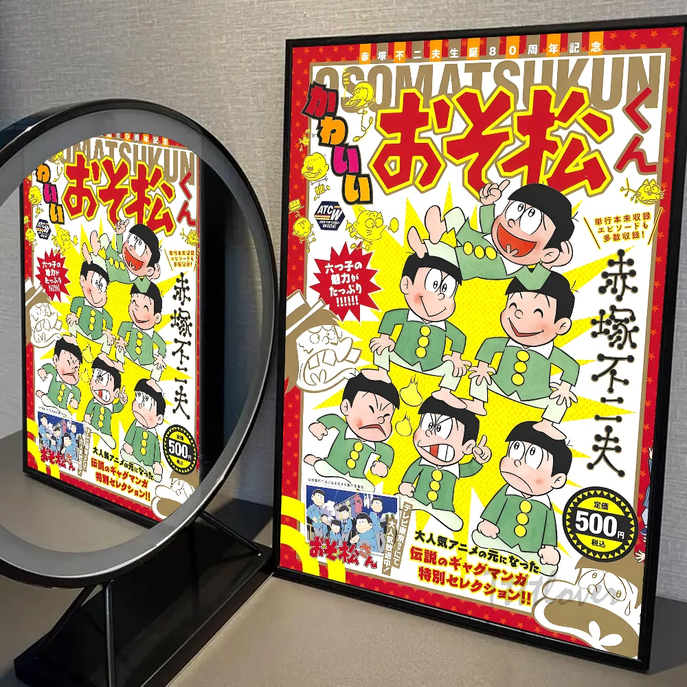 Osomatsu Kun Poster Wall Art Home Decor Room Digital Painting Living Restaurant Kitchen