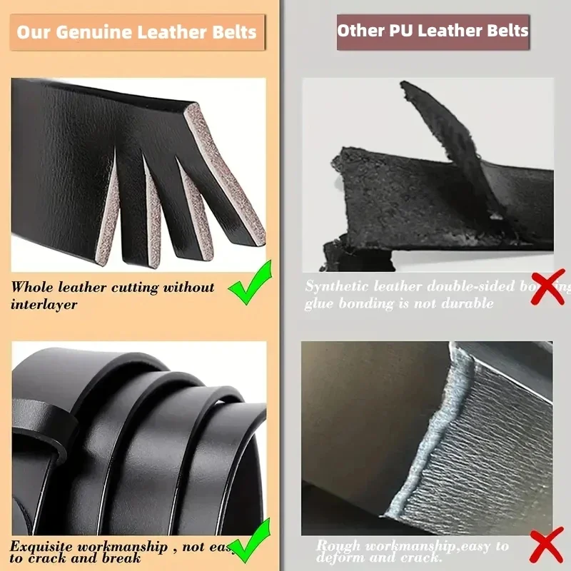 Замшевый ремень из воловьей кожи для женщин