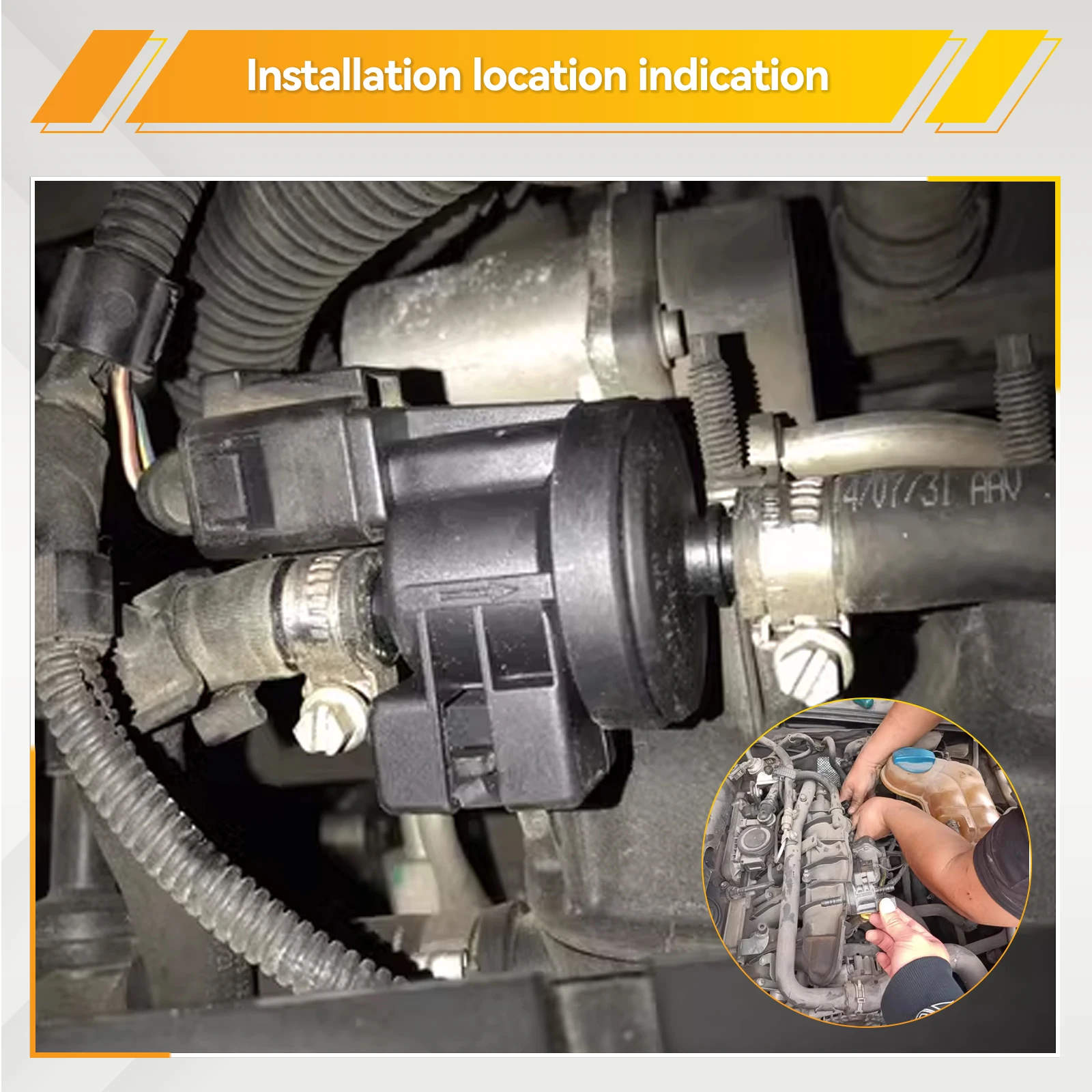 Клапан соленоидный для топливного бака 0280142431 06E906517A подходит VW Passat Golf Jetta Audi A3 A4 A6 A8