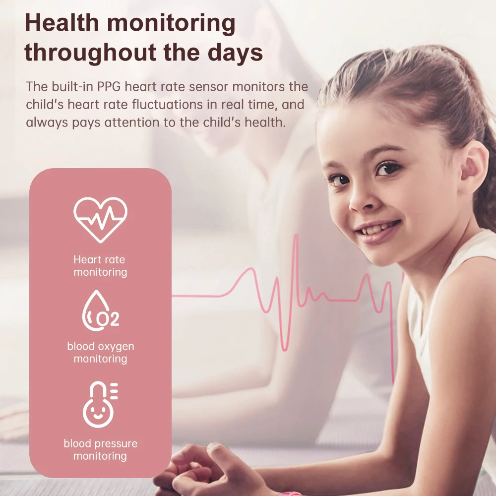 Детские умные часы с синими зубьями