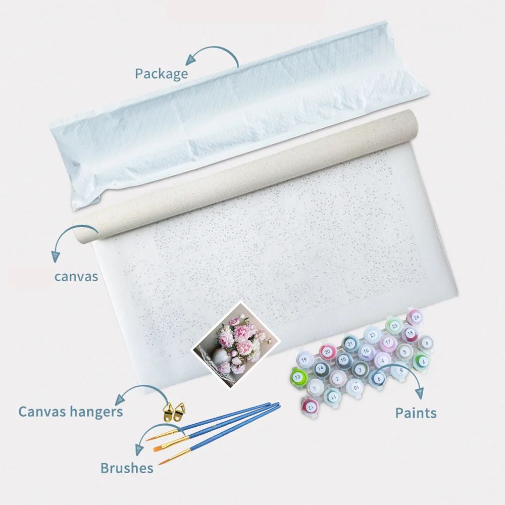 Набор для рисования по номерам на холсте пчелиная Лошадь 40*50