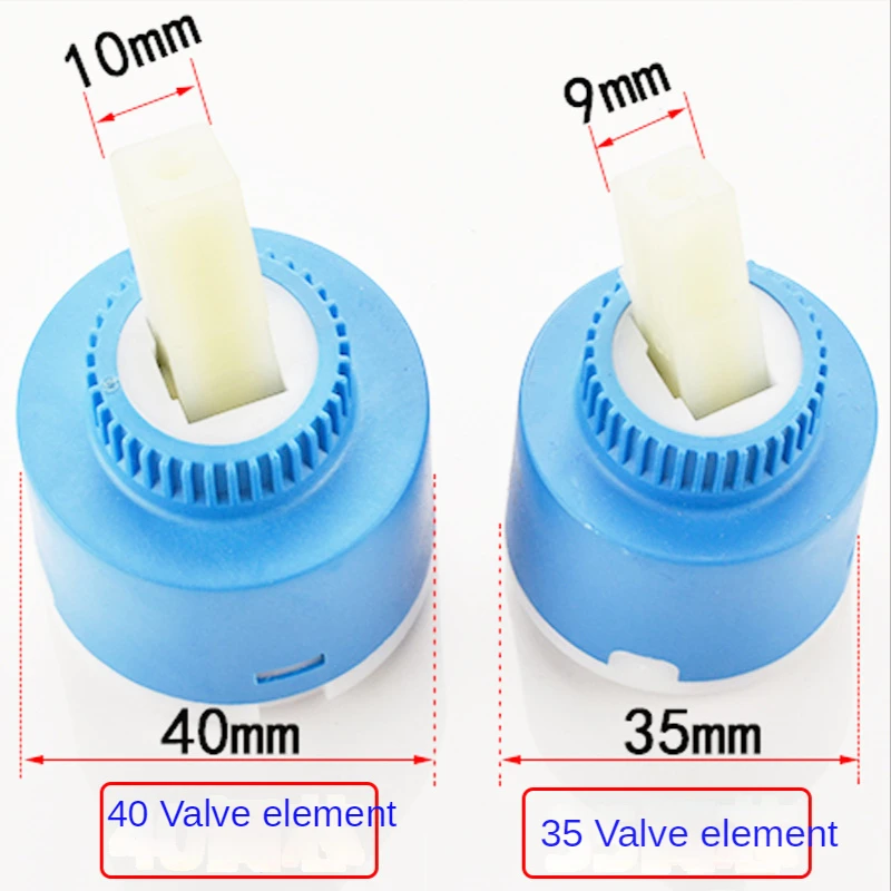 

35/40mm Ceramic Disc Cartridge Mixer Faucet Thermostatic Cartridge Faucet Disc Valve PP Plastic Ceramic Cartridges for Mixer