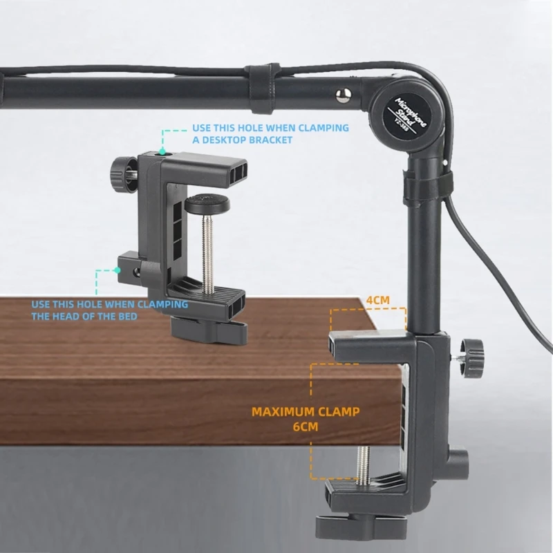 CPDD Оптимизированная микрофонная штанга Настольный держатель микрофона для