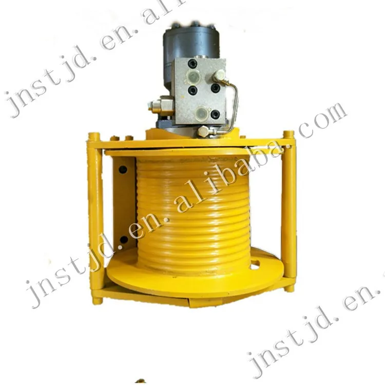 1 ton free fall hydraulic winch