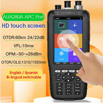 

COMPTYCO Smart OTDR 1310 1550nm 1610nm with VFL/OPM/OLS Touch Screen OTDR Optical Time Domain Reflectometer AUA28U/A