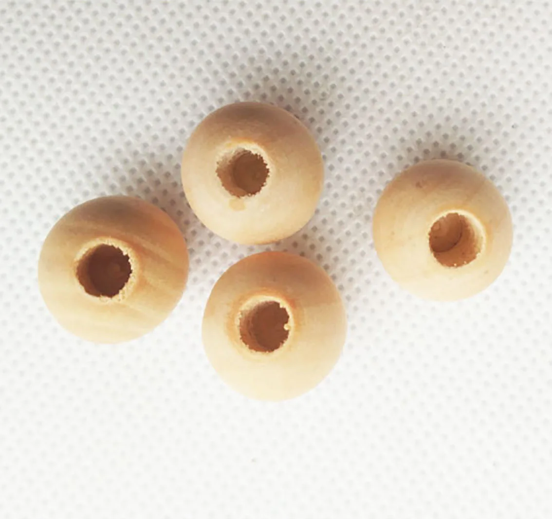 5-10 шт. диаметр 10 мм-30 мм деревянные шарики с половиной отверстия основные цвета