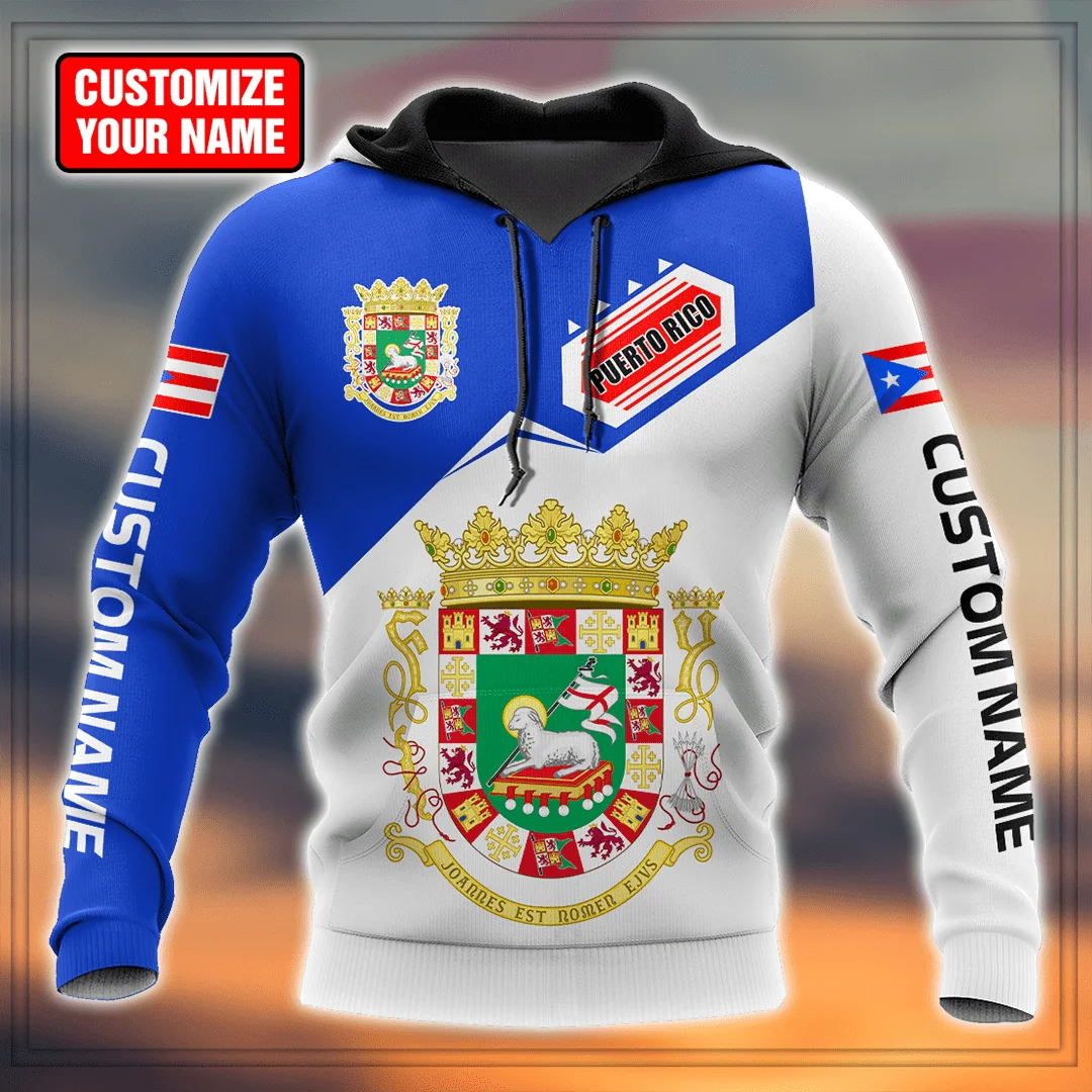 

PLstar Cosmos 3D Print Newest Puerto Rico Custom Name Harajuku Streetwear Casual Unique Unisex Hoodie/Sweatshirt/Zip 2022Style5