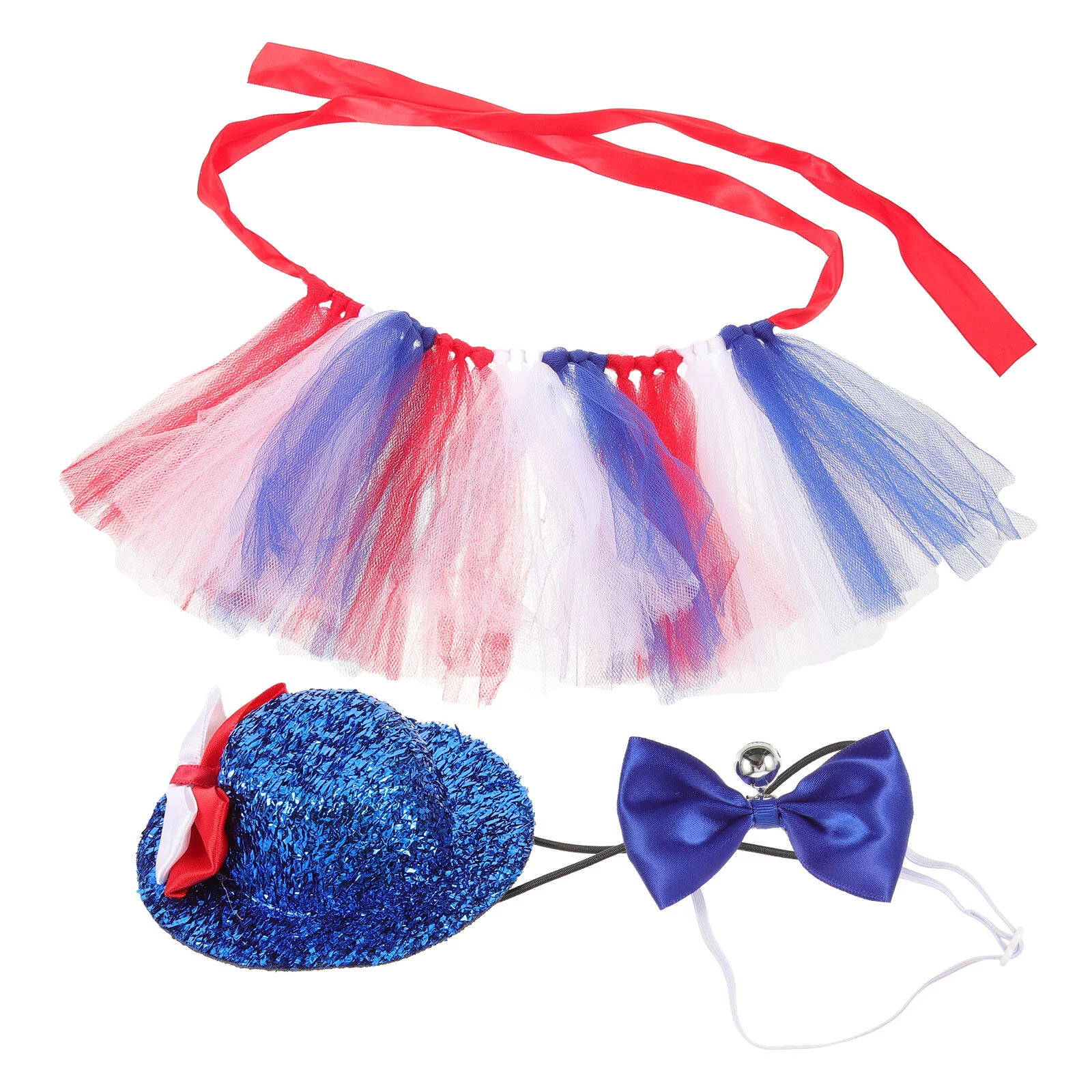 

Tutu Skirt Dog Puppy Patriotic Costumes National Day Pet Independence Dress Cat American Flag Clothes Small Outfits